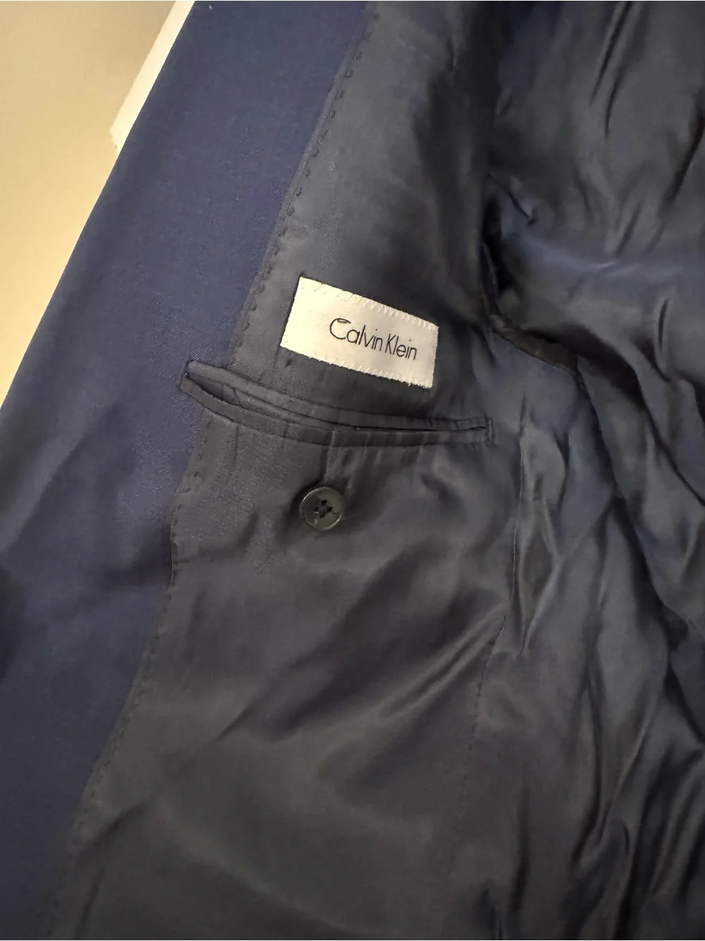 Calvin Klein tailored navy